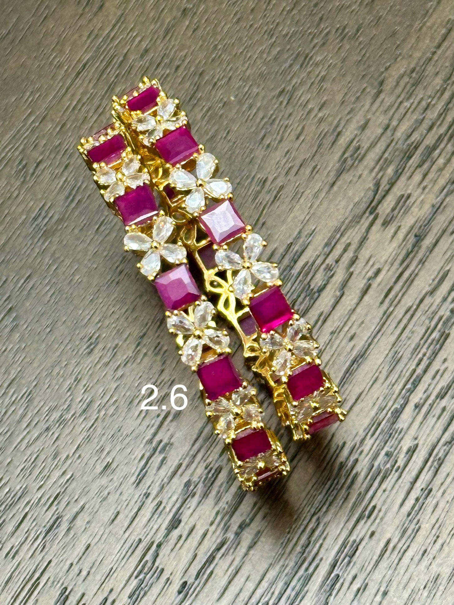 Bangles set of 2 available in 3 colors