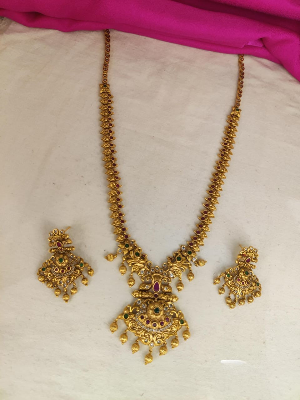 Traditional long Haram with earrings