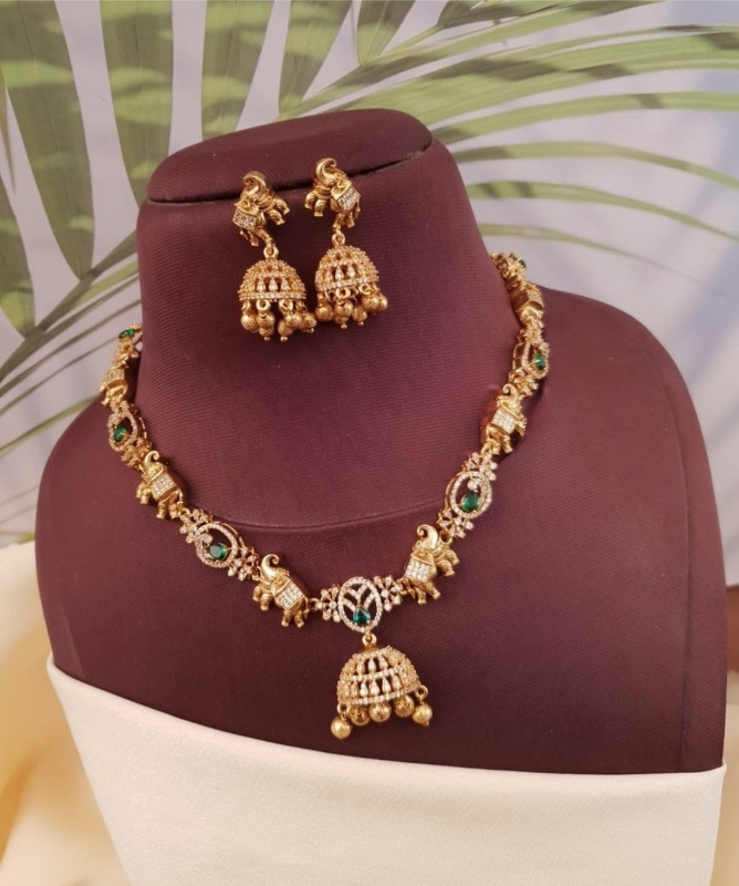 Elephant design antique set