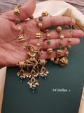 Pearls And Beads Chain With Krishna Pendant