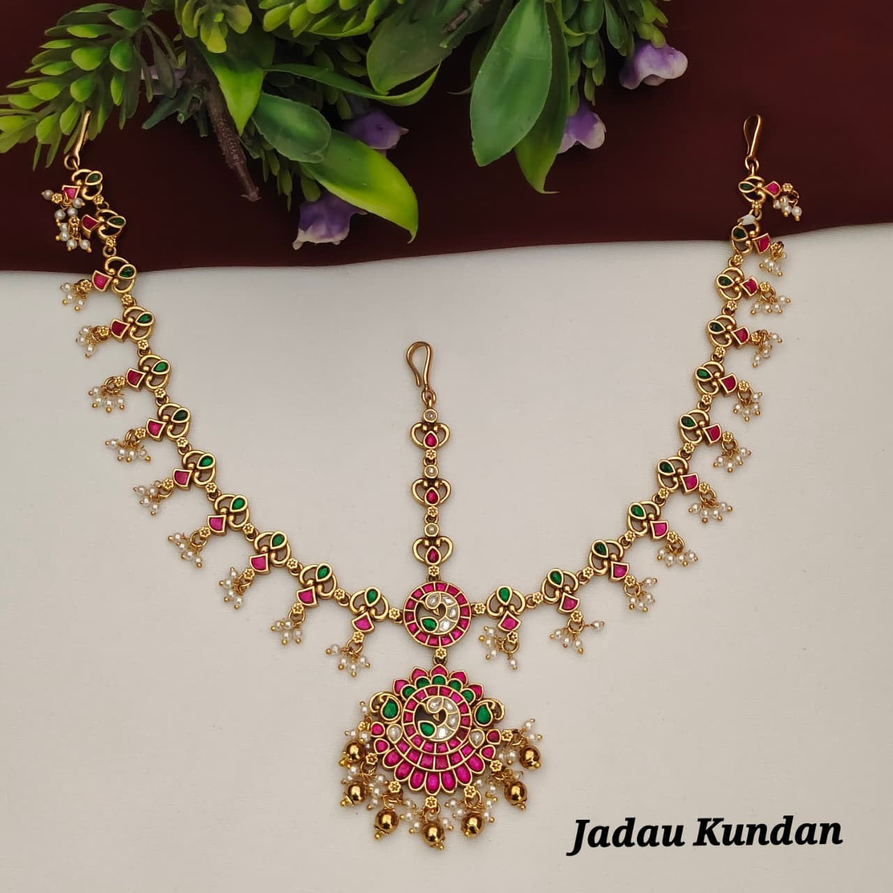 Jadau Kundan Matha Patti /Head Chain