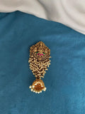 Lakshmi Pendant With Pearl Hanging Jada Billa / Hair Accessory