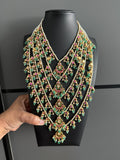 Pearl 5 Layer Jadau Kundan Raani Haar