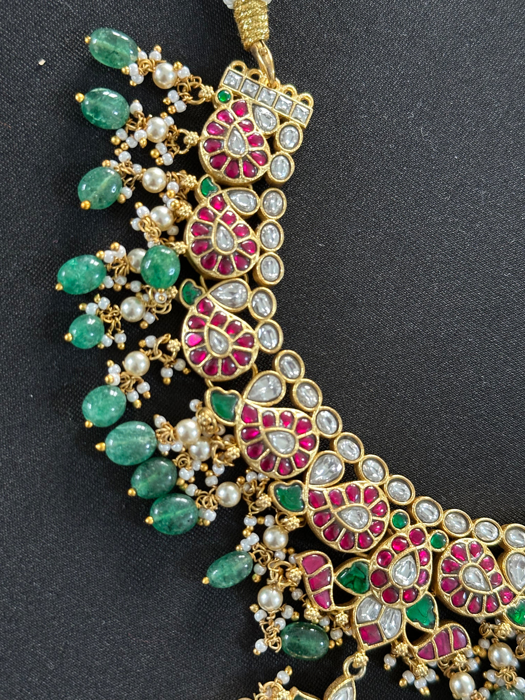 JadaunKundan Multicolor Necklace Set