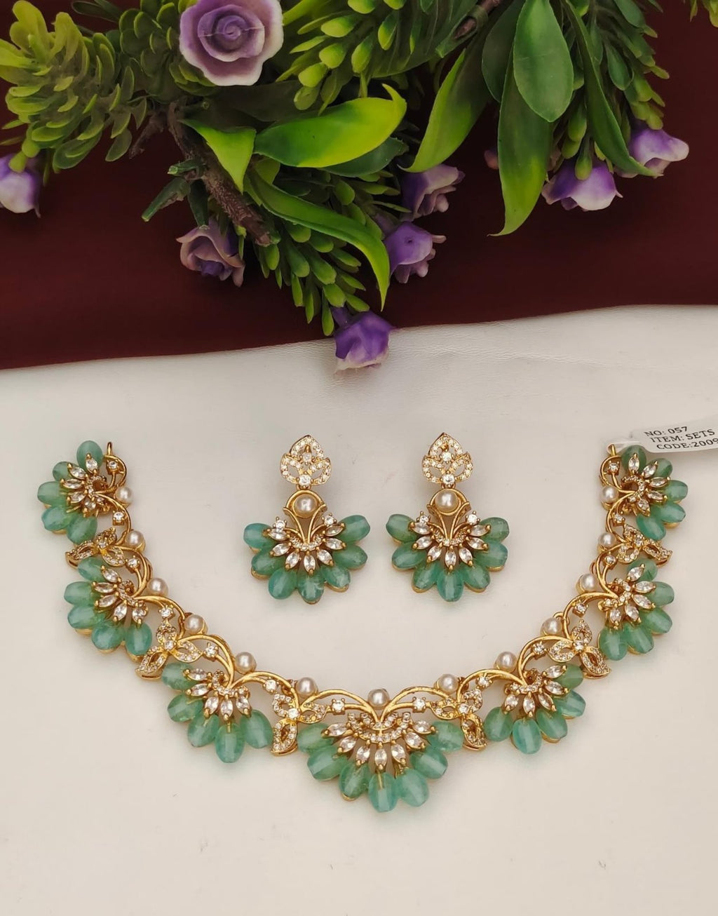 Beautiful Onyx Beads Sets with Earrings in 3 Different Colors