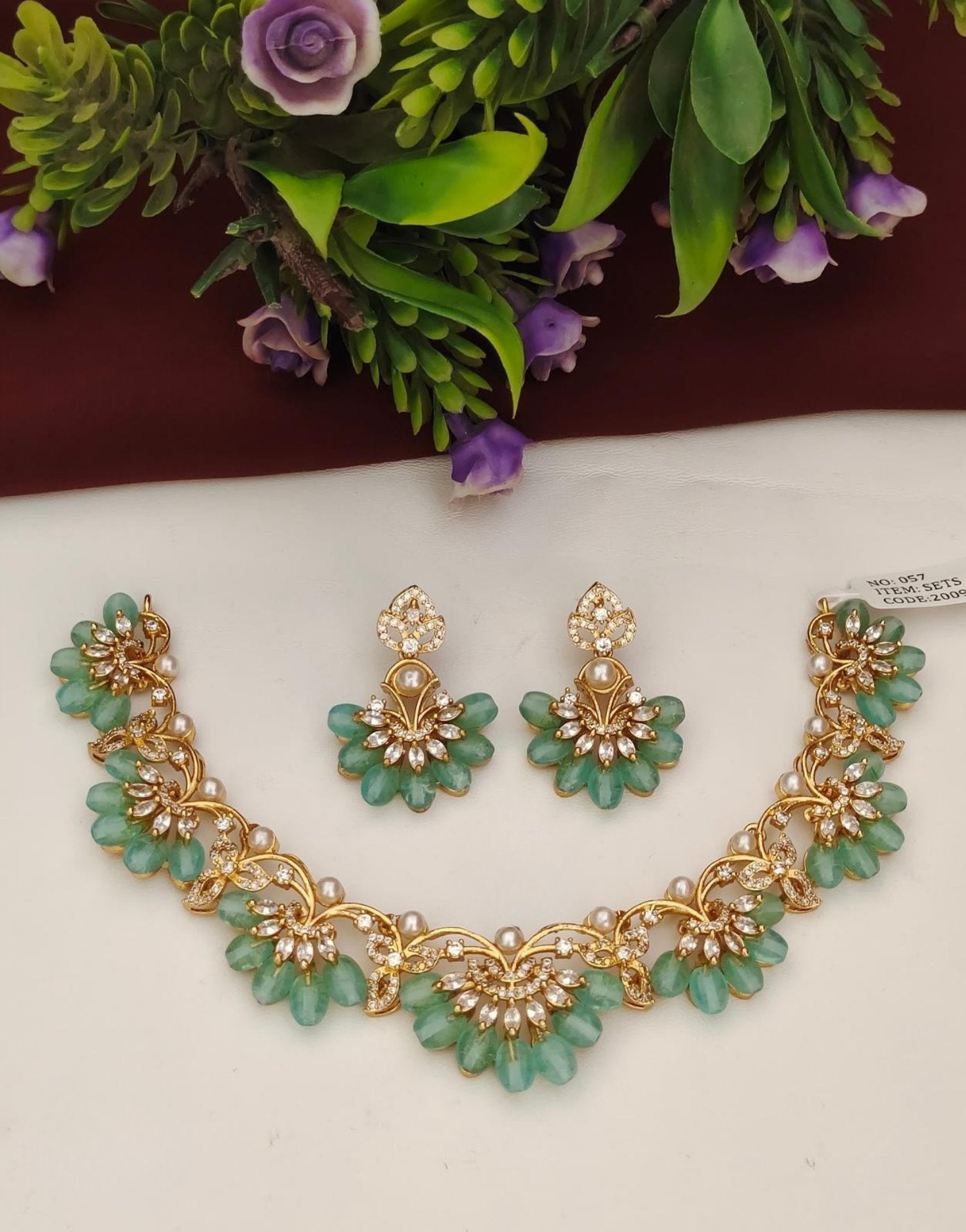 Beautiful Onyx Beads Sets with Earrings in 3 Different Colors