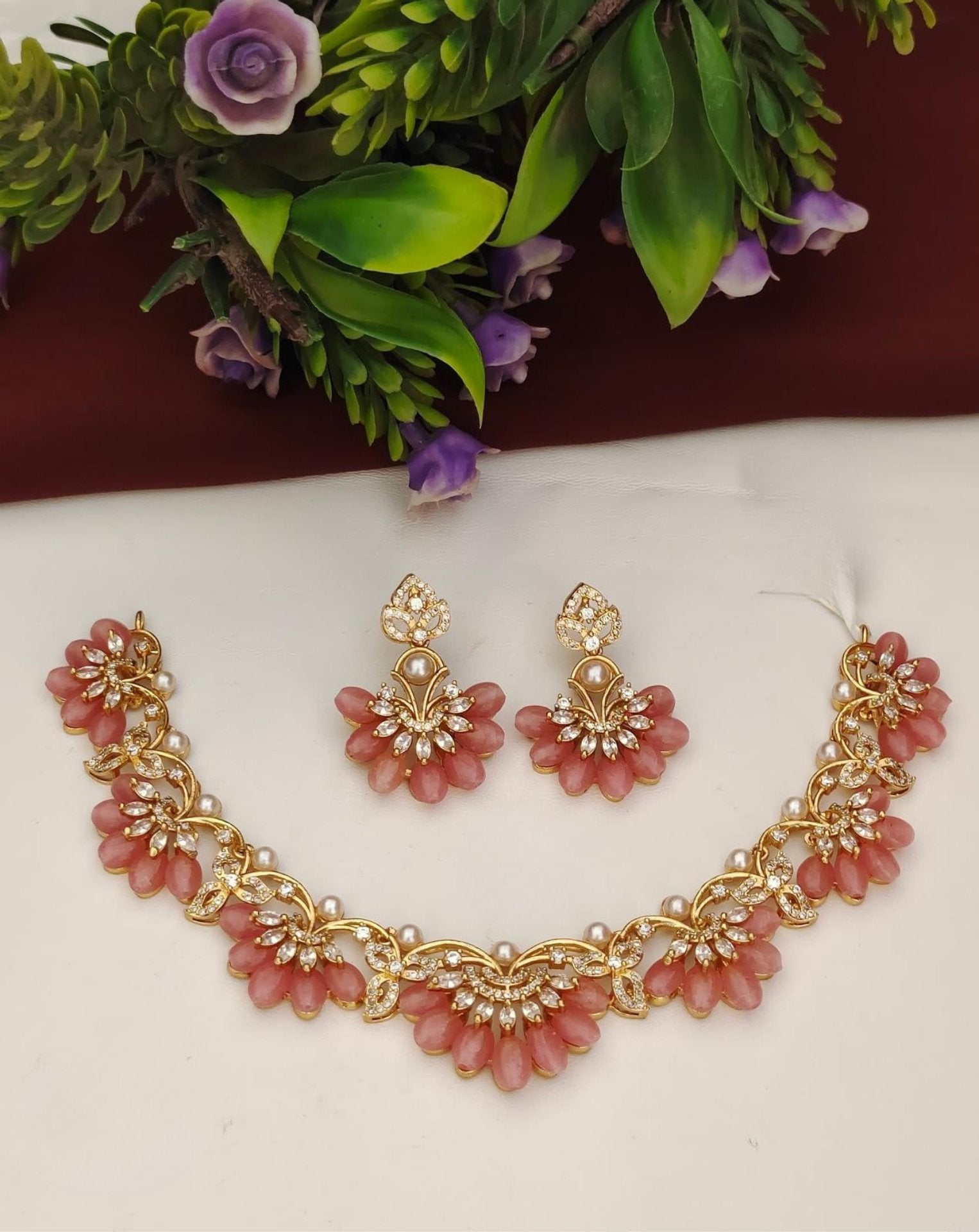 Beautiful Onyx Beads Sets with Earrings in 3 Different Colors