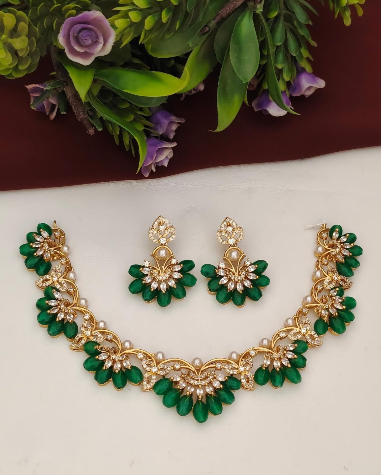 Beautiful Onyx Beads Sets with Earrings in 3 Different Colors